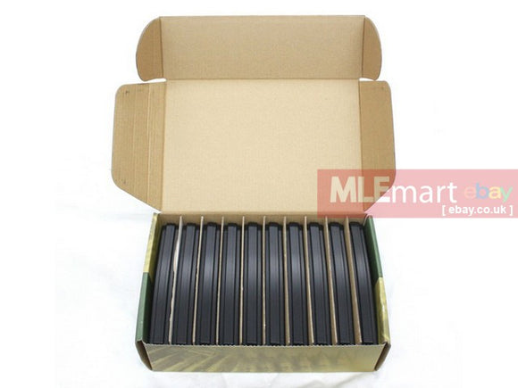 UFC M4 130 Rds Magazine (ABS) Box Set (10pcs) BK - MLEmart.com