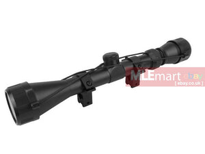 UFC 3-9x40mm Rifle Scope BK With Mount Ring - MLEmart.com