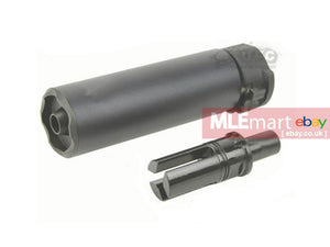 UFC SF Style SOCOM 46 Mini Silencer 12mm CW ( Black ) ( VFC / KWA MP7 GBB ) - MLEmart.com