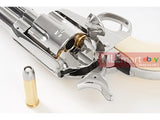 Umarex SAA .45 Co2 (GK Custom 6mm Version) Metal Revolver (Nickel Pearl) - Cowboy Police Version (by WinGun) - MLEmart.com