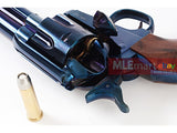 Umarex SAA .45 Co2 (GK Custom 6mm Version) Metal Revolver (Blue / Brown) - Cowboy Police Version (by WinGun) - MLEmart.com