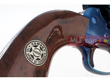 Umarex SAA .45 Co2 (GK Custom 6mm Version) Metal Revolver (Blue / Brown) - Cowboy Police Version (by WinGun) - MLEmart.com