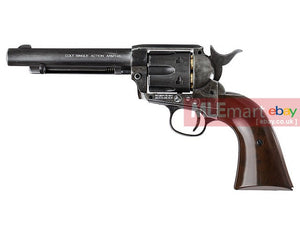 Umarex SAA .45 Co2 (GK Custom 6mm Version) Metal Revolver (Antique Black) (by WinGun) - MLEmart.com