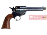 Umarex SAA .45 Co2 (GK Custom 6mm Version) Metal Revolver (Blue / Brown) (by WinGun) - MLEmart.com