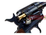 Umarex SAA .45 Co2 (GK Custom 6mm Version) Metal Revolver (Blue / Brown) (by WinGun) - MLEmart.com