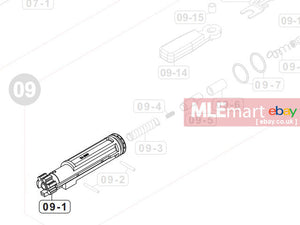 VFC G36 GBB Nozzle Shell V2 ( 09-1 ) - MLEmart.com