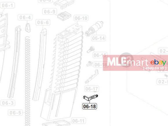 VFC G36 GBB Magazine Parts ( 06-18 ) - MLEmart.com