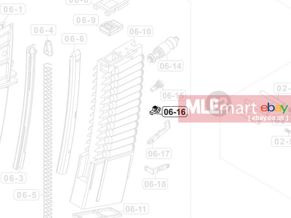 VFC G36 GBB Magazine Parts ( 06-16 ) - MLEmart.com