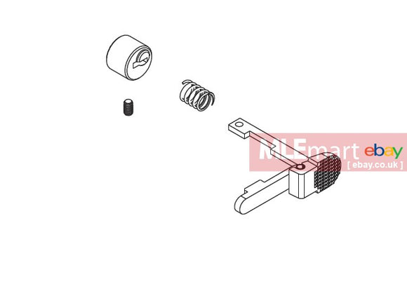 VFC MK17 SCAR / SCAR-H AEG Magazine Catch Assembly - MLEmart.com