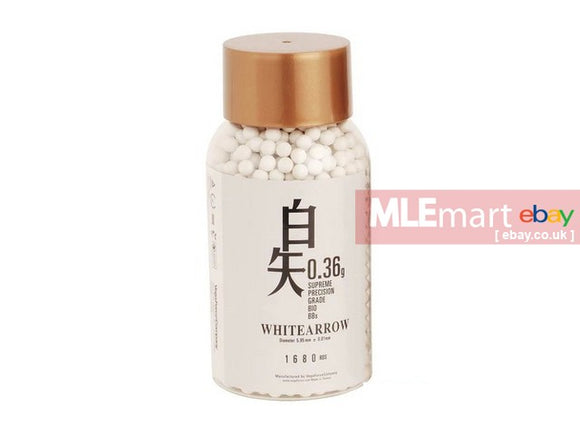 MLEmart.com - VFC WHITE ARROW BIO BB BULLETS ( 1 BOTTLE PACK ) ( 1680 rds - 0.36g - White )