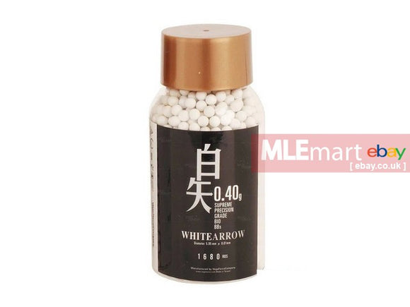 MLEmart.com - VFC WHITE ARROW BIO BB BULLETS ( 1 BOTTLE PACK ) ( 1680 rds - 0.4g - White )