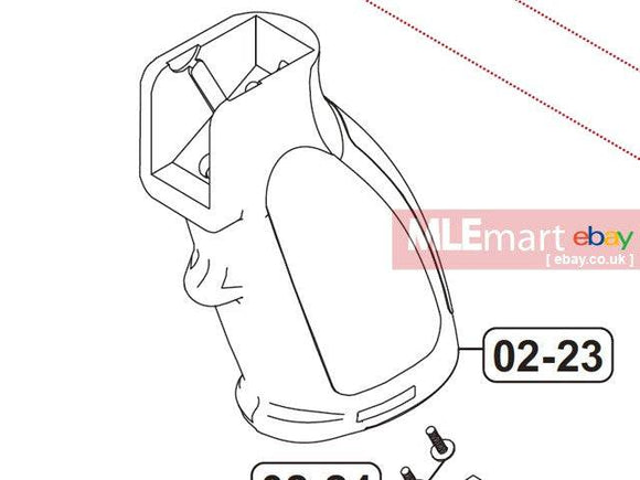VFC HK416 / M27 IAR AEG Battle Grip V2 Black ( 02-23 ) - MLEmart.com