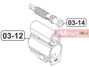 VFC HK416A5 Gas Block Base ( 03-12 / 03-14 ) - MLEmart.com