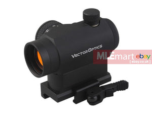 MLEmart.com - Vector Optics Micro Red Dot Sight With QD Riser Mount & Low Profile Base (Without adjustment turrets)