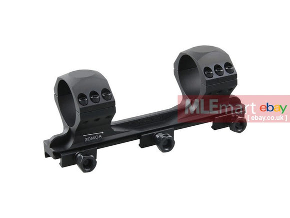 MLEmart.com - Vector Optics X-Accu 34mm Medium Profile One Piece 20MOA Picatinny Mount