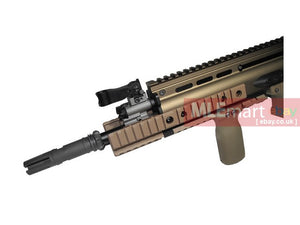 Wii Tech SCAR series (WE) CNC Tactical Extension Rail (Tan) - MLEmart.com