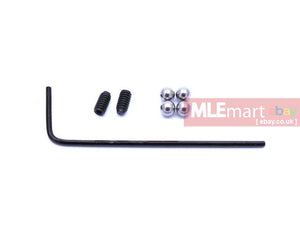 Wii Tech 93R-II (KSC-System 7) Steel ball & Selector screw (part No.582, 584, 585) - MLEmart.com