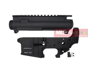 Wii Tech M4 (T.Marui) CNC 7075-T6 Navy MK18 MOD1 Receiver - MLEmart.com