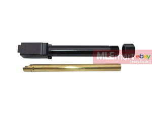 MLEmart.com - Wii Tech Glock 17 Gen4 (T.Marui) CNC Steel Tactical Outer Barrel (-M14)