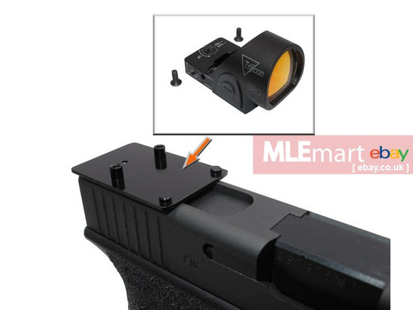 MLEmart.com - Wii Tech Glock series (T.Marui, WE) CNC Aluminium SRO Slim Mount