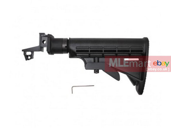 MLEmart.com - Wii Tech AKM (T.Marui GBB) CNC Steel & Aluminium Extendable Stock Kit