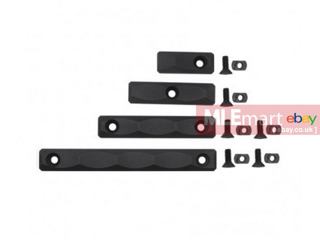 Wii Tech M-LOK Rail Cover CNC 6061 Aluminium Wave | MLEmart.com