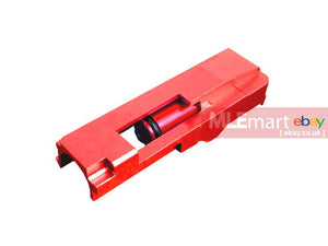 X22 Builders CNC 7075-T6 Aluminum Lightweight Bolt Carrier w/ Piston for KJW KC-02 ( Red ) - MLEmart.com