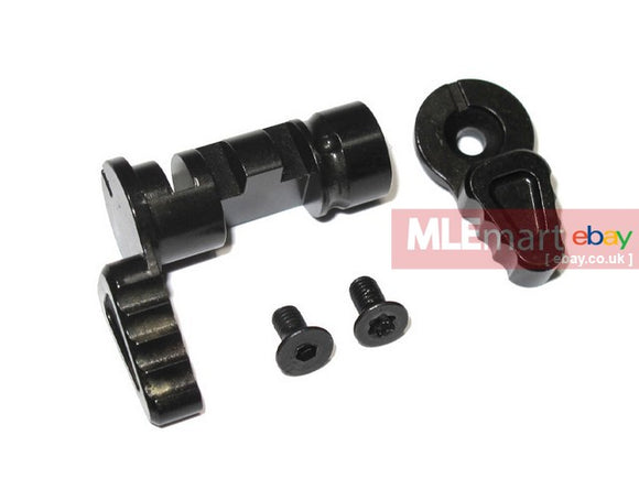 Wii Tech M4 (KSC System7 Two) CNC Hardened Steel Ambi Selector R style (L-Long, R-Short) - MLEmart.com