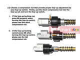 Wii Tech G36 series AEG Hop-up Chamber, O-ring, Compressor, Hop-up Bucking and Rivet - MLEmart.com