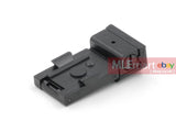 SCB Airsoft Optical Fiber Front and Rear Sight with Base for TM Marui / KJ Works Hi-Capa 5.1 GBB - MLEmart.com