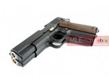 WE Double Barrel 1911 GBB Pistol (Black) - MLEmart.com