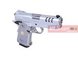 WE Baby HI-CAPA 3.8 Type 9 Full Metal GBB Pistol - Silver - MLEmart.com