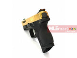 WE Metal Slide M&P Compact Semi-Auto Force GBB (Gold Slide/Silver Barrel/Black Frame) - MLEmart.com