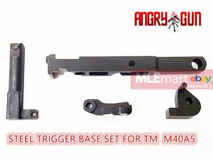 Angry Gun Steel Trigger Base Set for Tokyo Marui M40A5 - MLEmart.com