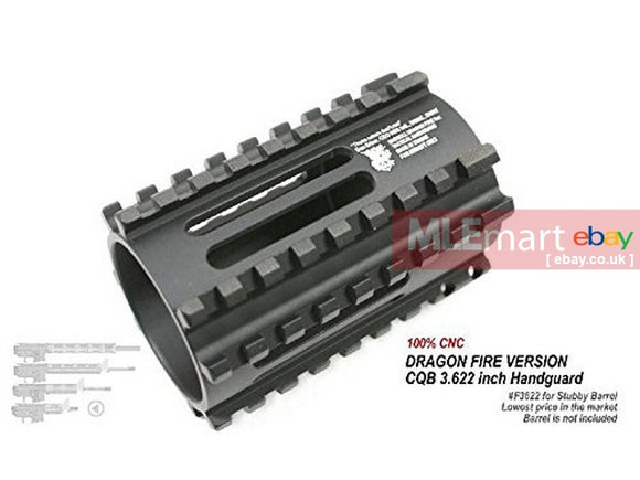 MLEmart.com - Madbull Dragon Fire 100% CNC Handguard Rail 3.622 inch (for CQB)