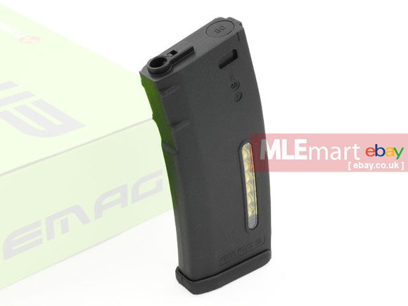 MLEmart.com - PTS / Star Airsoft Green Label ABS 75 rds EMAG For M4 / M16 AEG (Black)