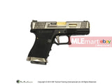 WE G19 GBB Brand War Ver (SV Slide, BK Frame with Gold Barrel) - MLEmart.com