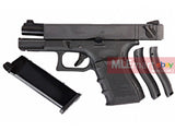 WE Metal Slide G23C Gen4 Fully/Semi Auto GBB Pistol -Black - MLEmart.com