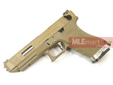 WE G35 GBB Pistol (Tan Slide, Tan Frame, Sliver Barrel) - MLEmart.com