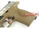 WE N&P XW40 Force Stealth Slide BIG BIRD with Gold Barrel GBB - 2 Tone Tan Frame - MLEmart.com