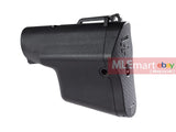 MLEmart.com - Madbull Troy Battle Ax M4 Buttstock w/ Silver Wire core - BK