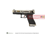 WE G18C GBB Pistol (Silver Slide,Black Frame,Gold Barrel) - MLEmart.com