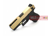 WE Metal Slide G23 GBB Pistol Full Auto Ver. (Gold) - MLEmart.com