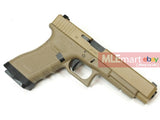 WE Metal Slide G35 GBB Pistol Full Auto Version (Tan) - MLEmart.com