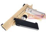 WE USMC M45A1 GBB CQB Pistol (Dark Earth) - MLEmart.com