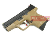 WE Metal Slide M&P Compact Semi-Auto GBB (Black Slide/Silver Barrel/Tan Frame) - MLEmart.com