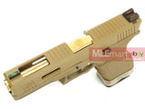 WE G17 GBB Pistol (Tan Slide, Tan Frame, Silver Barrel) - MLEmart.com