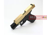 WE G19 Metal Slide GBB Pistol (Gold) - MLEmart.com