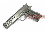 WE Hex Cut Signature 1911 GBB Pistol (Silver) - MLEmart.com