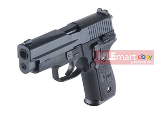 WE F228 Metal Slide Airsoft GBB Pistol(Black) - MLEmart.com